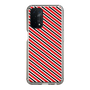 スリムプロテクションケース［ Small Stripe - Red × Black ］