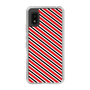 スリムプロテクションケース［ Small Stripe - Red × Black ］