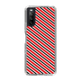 スリムプロテクションケース［ Small Stripe - Red × Black ］
