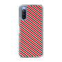 スリムプロテクションケース［ Small Stripe - Red × Black ］