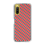 スリムプロテクションケース［ Small Stripe - Red × Black ］