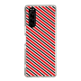 スリムプロテクションケース［ Small Stripe - Red × Black ］