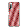 スリムプロテクションケース［ Small Stripe - Red × Black ］