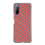 スリムプロテクションケース［ Small Stripe - Red × Black ］