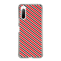 スリムプロテクションケース［ Small Stripe - Red × Black ］