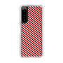 スリムプロテクションケース［ Small Stripe - Red × Black ］