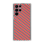 スリムプロテクションケース［ Small Stripe - Red × Black ］