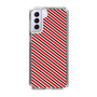 スリムプロテクションケース［ Small Stripe - Red × Black ］