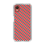 スリムプロテクションケース［ Small Stripe - Red × Black ］