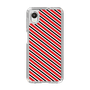 スリムプロテクションケース［ Small Stripe - Red × Black ］