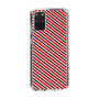 スリムプロテクションケース［ Small Stripe - Red × Black ］