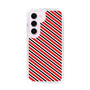 スリムプロテクションケース［ Small Stripe - Red × Black ］