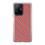 スリムプロテクションケース［ Small Stripe - Red × Black ］