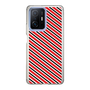 スリムプロテクションケース［ Small Stripe - Red × Black ］