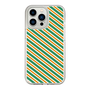 スリムプロテクションケース［ Small Stripe - Green × Orange ］