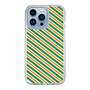 スリムプロテクションケース［ Small Stripe - Green × Orange ］