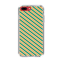 スリムプロテクションケース［ Small Stripe - Green × Orange ］