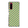 スリムプロテクションケース［ Small Stripe - Green × Orange ］