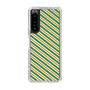 スリムプロテクションケース［ Small Stripe - Green × Orange ］