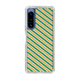 スリムプロテクションケース［ Small Stripe - Green × Orange ］