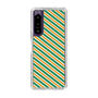 スリムプロテクションケース［ Small Stripe - Green × Orange ］
