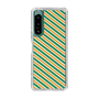 スリムプロテクションケース［ Small Stripe - Green × Orange ］