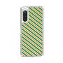 スリムプロテクションケース［ Small Stripe - Green × Orange ］