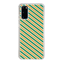 スリムプロテクションケース［ Small Stripe - Green × Orange ］