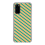 スリムプロテクションケース［ Small Stripe - Green × Orange ］