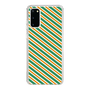 スリムプロテクションケース［ Small Stripe - Green × Orange ］