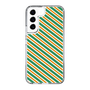 スリムプロテクションケース［ Small Stripe - Green × Orange ］