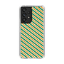 スリムプロテクションケース［ Small Stripe - Green × Orange ］
