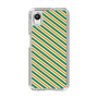 スリムプロテクションケース［ Small Stripe - Green × Orange ］