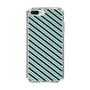 スリムプロテクションケース［ Small Stripe - Navy × Green ］