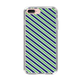 スリムプロテクションケース［ Small Stripe - Navy × Green ］