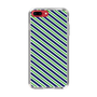 スリムプロテクションケース［ Small Stripe - Navy × Green ］
