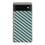 スリムプロテクションケース［ Small Stripe - Navy × Green ］