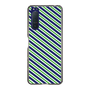 スリムプロテクションケース［ Small Stripe - Navy × Green ］