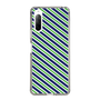 スリムプロテクションケース［ Small Stripe - Navy × Green ］