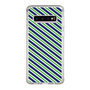 スリムプロテクションケース［ Small Stripe - Navy × Green ］