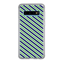 スリムプロテクションケース［ Small Stripe - Navy × Green ］