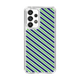 スリムプロテクションケース［ Small Stripe - Navy × Green ］