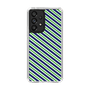 スリムプロテクションケース［ Small Stripe - Navy × Green ］