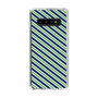 スリムプロテクションケース［ Small Stripe - Navy × Green ］