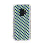 スリムプロテクションケース［ Small Stripe - Navy × Green ］