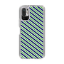 スリムプロテクションケース［ Small Stripe - Navy × Green ］