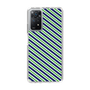 スリムプロテクションケース［ Small Stripe - Navy × Green ］