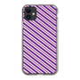 スリムプロテクションケース［ Small Stripe - Purple × Pink ］