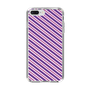スリムプロテクションケース［ Small Stripe - Purple × Pink ］