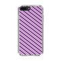スリムプロテクションケース［ Small Stripe - Purple × Pink ］